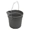 Prime-Line Bucket with Handle and Spout, 10 Quart, Plastic, Gray, Rugged, Heavy (Single Pack) MP46750 - alternate 1